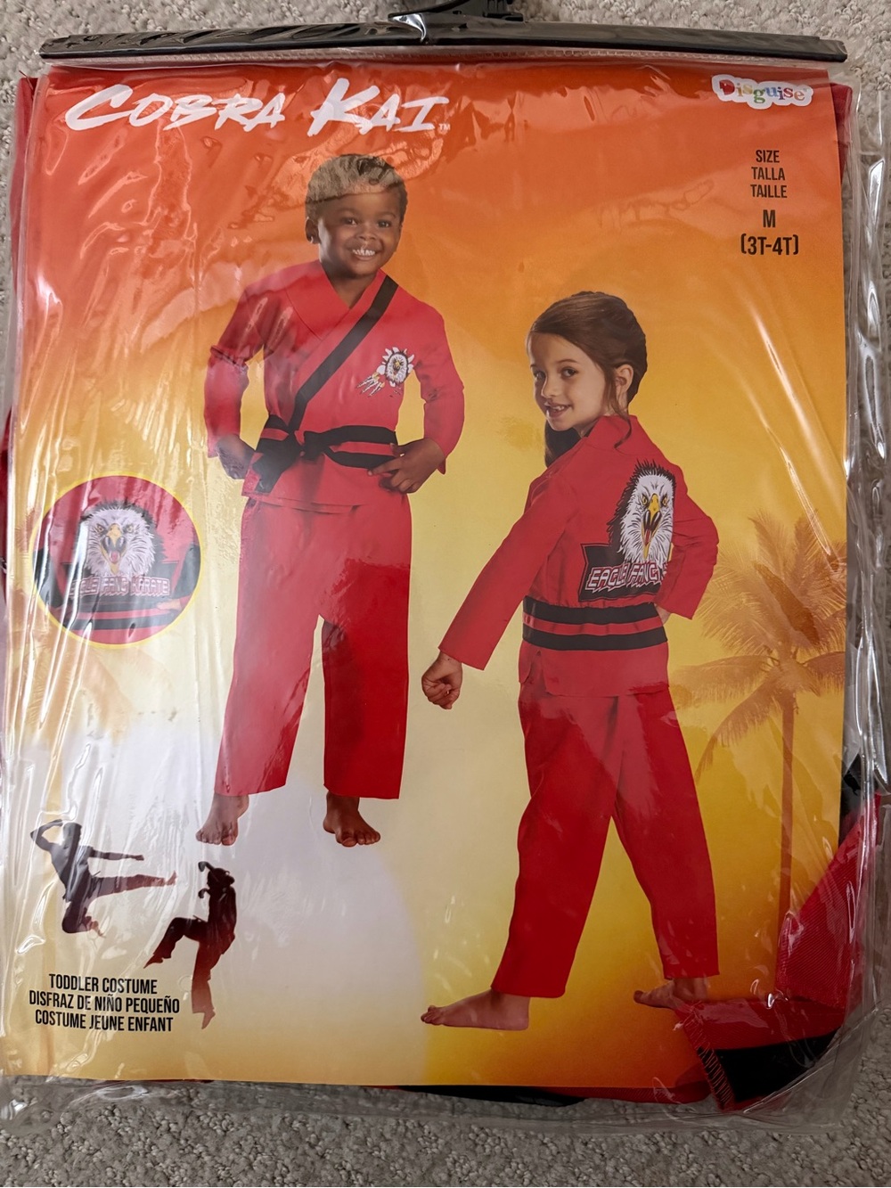 Disguise Cobra Kai Red Kids Martial Arts Costume